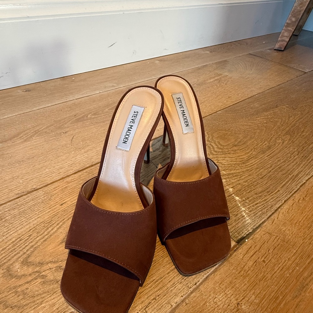 Steve Madden Brown Women's Heeled Mules